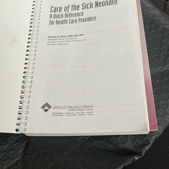 Lippincott Care of the Sick Neonate Book - Picture 16 of 17
